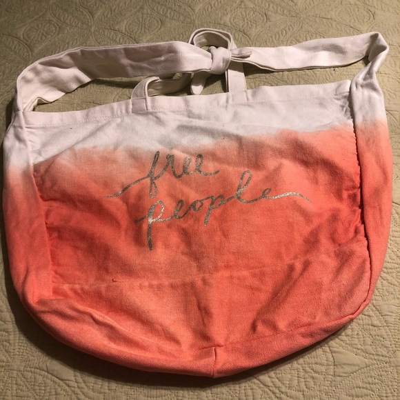 Free People Dip Dye Ombre Tote Bag - Picture 3 of 6